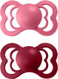 BIBS Supreme coral/ruby 1&#215;2 - size 1