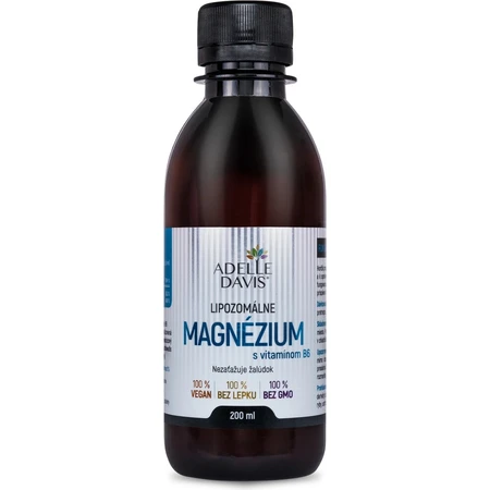 Adelle Davis liposomaal magnesium met vitamine B6 1×200 ml, magnesium