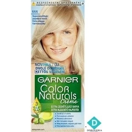 Garnier Color Naturals Dauerhafte Haarfarbe 111 Superlightening Superlightening aschblond 1×1 Stück, Haarfarbe