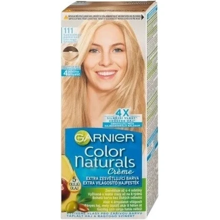 Garnier Color Naturals Dauerhafte Haarfarbe 111 Superlightening Superlightening aschblond 1×1 Stück, Haarfarbe