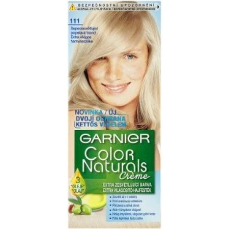 Garnier Color Naturals Dauerhafte Haarfarbe 111 Superlightening Superlightening aschblond 1×1 Stück, Haarfarbe