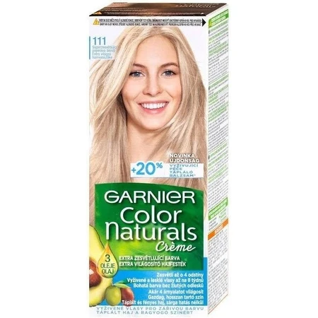 Garnier Color Naturals Dauerhafte Haarfarbe 111 Superlightening Superlightening aschblond 1×1 Stück, Haarfarbe