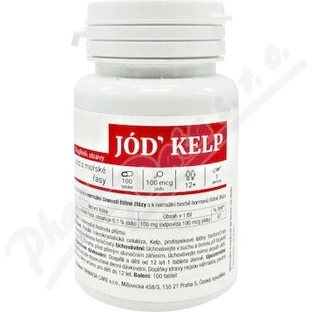 RED HEALTH CARE IODINE IODINE KELP 1×100 tbl, iodine