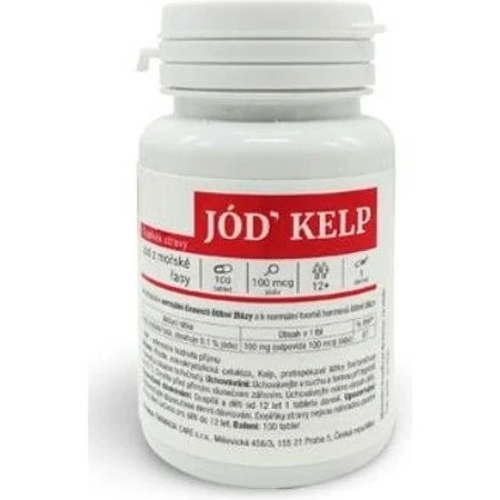 RED HEALTH CARE IODINE IODINE KELP 1×100 tbl, iodine