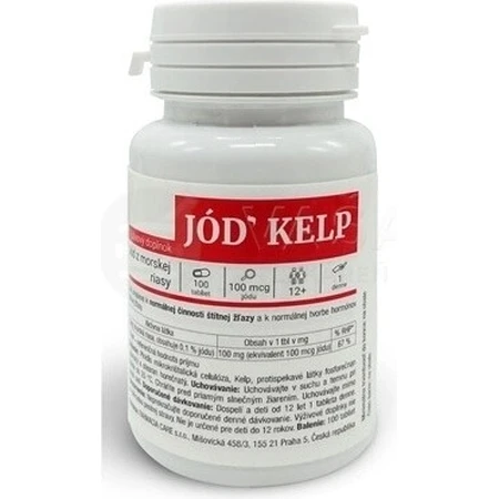 RED HEALTH CARE IODINE IODINE KELP 1×100 tbl, iodine