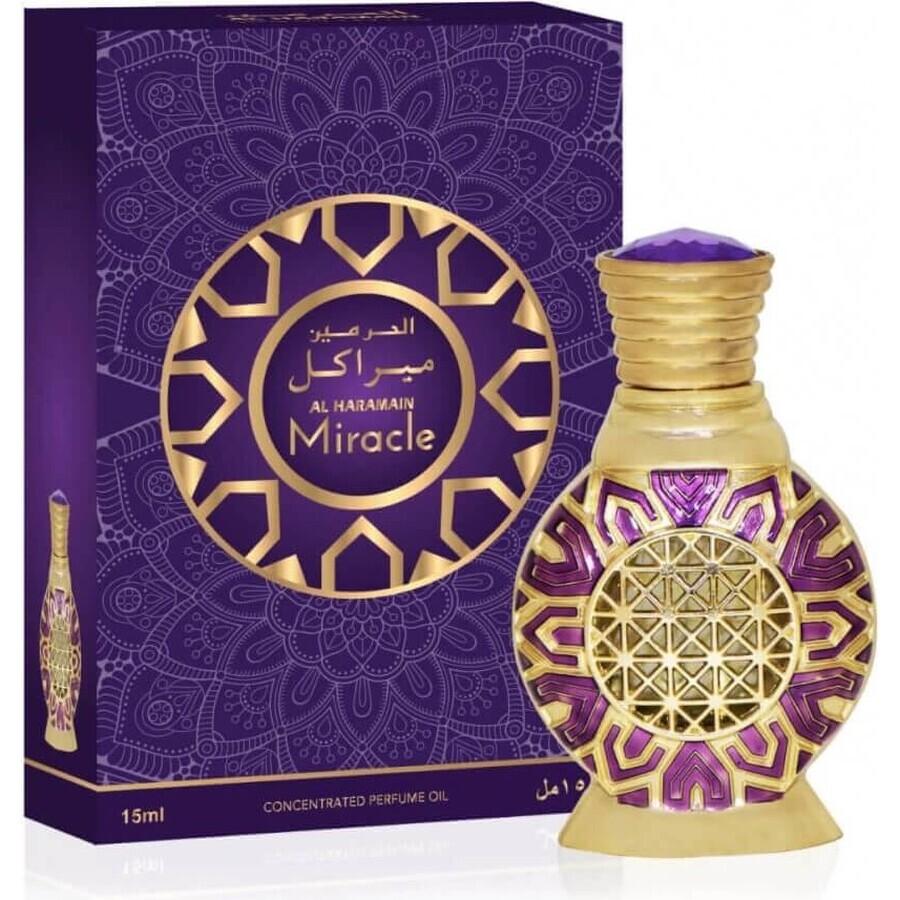 Al Haramain Miracle Parfum Oil 15ml 1×15 ml, parfumolie Al Haramain Miracle Parfum Oil 15ml 1×15 ml, parfumolie