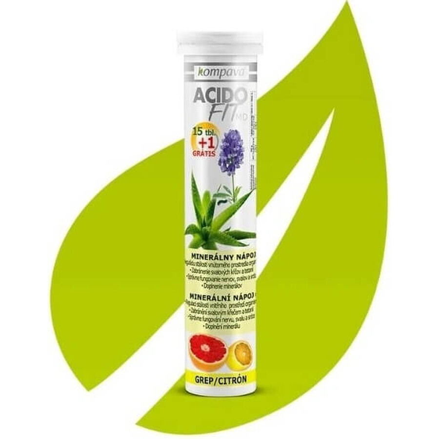 compava ACIDOFIT MD OANGE+LIMET 1×16 tbl, bevanda minerale - arancia e lime
