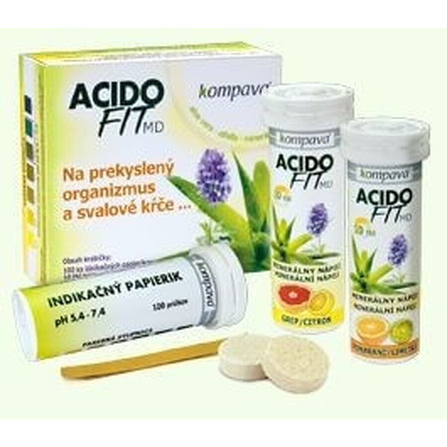 compava ACIDOFIT MD OANGE+LIMET 1×16 tbl, bevanda minerale - arancia e lime