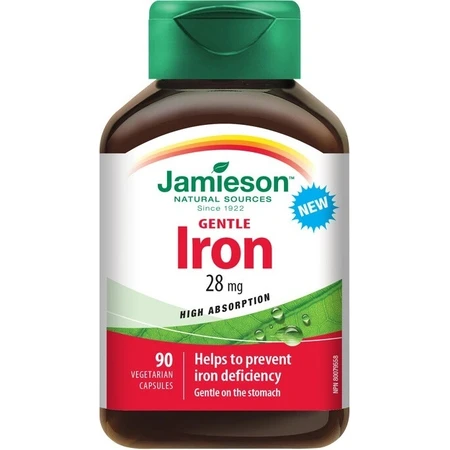 JAMIESON GENTLE IRON COMPLEX 1×90 cps, voedingssupplement