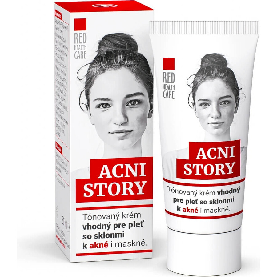 RED HEALTH CARE ACNI STORY 1×30 ml, crema coloreada