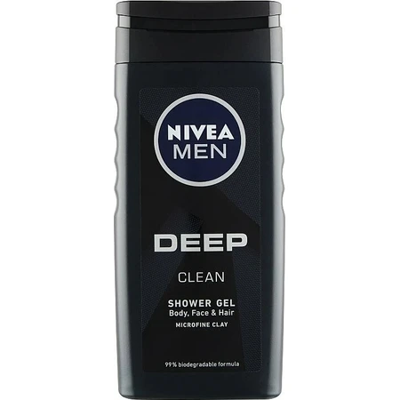 NIVEA MEN Men Deep 1×250 ml gel de ducha