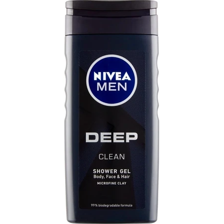 NIVEA MEN Men Deep 1×250 ml gel de ducha