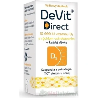 DeVit Direct 10 000 IU 1×6 ml, food supplement
