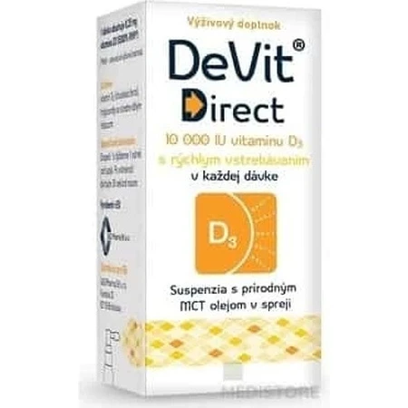DeVit Direct 10 000 IU 1×6 ml, food supplement