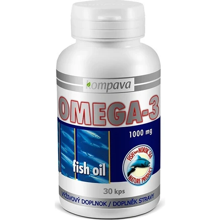 Kompava Omega-3 1×30 cps, Nahrungsergänzungsmittel
