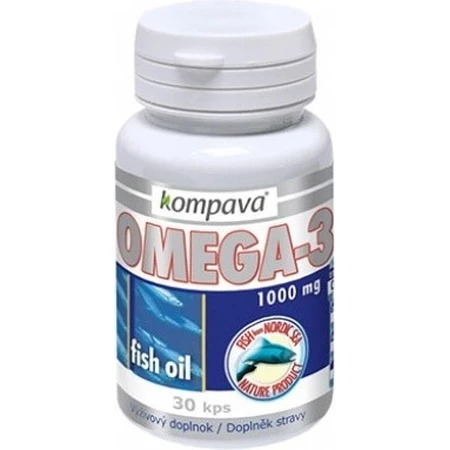 Kompava Omega-3 1×30 cps, Nahrungsergänzungsmittel