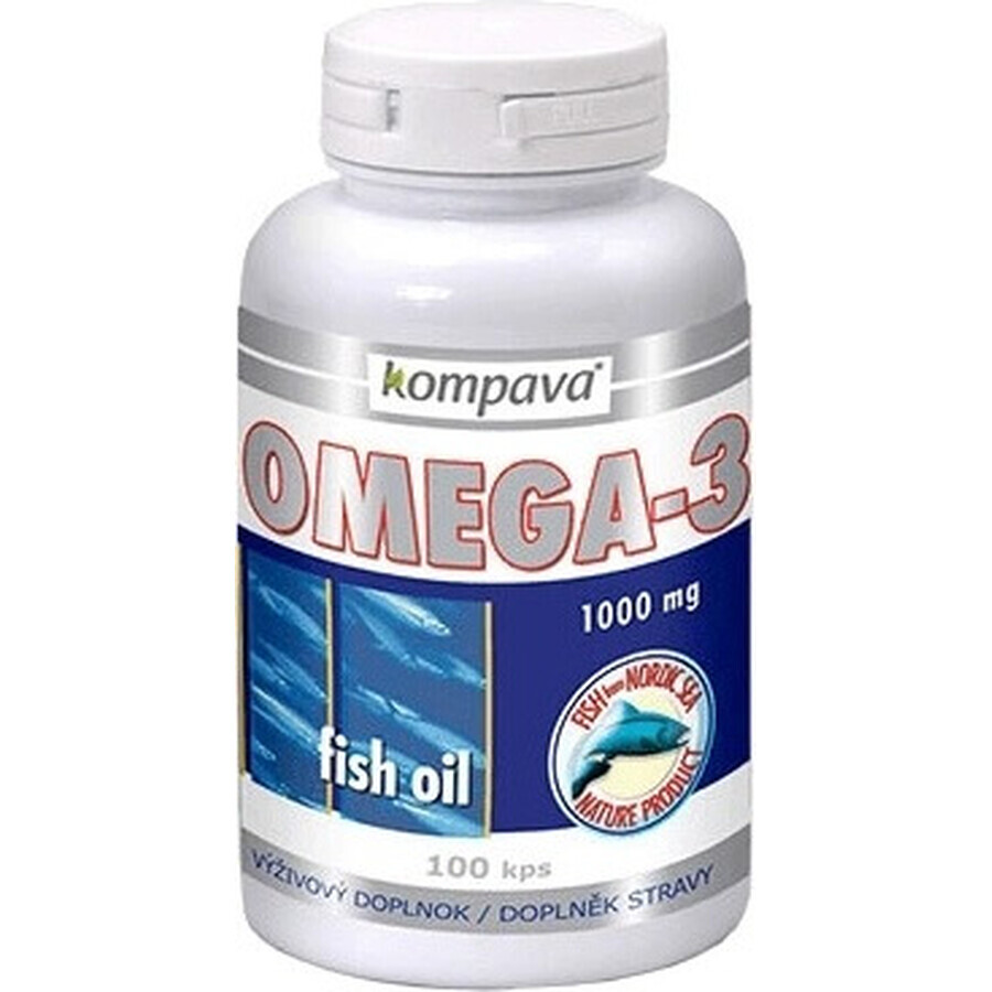 Kompava Omega-3 1×30 cps, Nahrungsergänzungsmittel