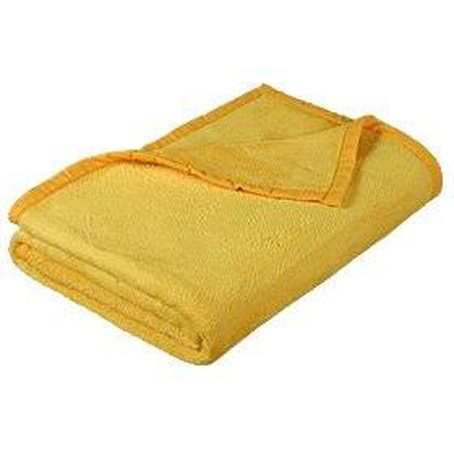 Kinderdecke KORALL MICRO 100x150 6014/005 gelb 1×1 St., Babydecke