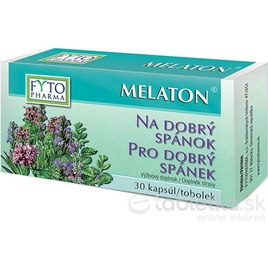 FYTO MELATON FOR GOOD SLEEP 1×30 cps, tea