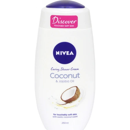 NIVEA Gel de Ducha Coco 250ml 1×250ml 1×250ml, hidrata la piel