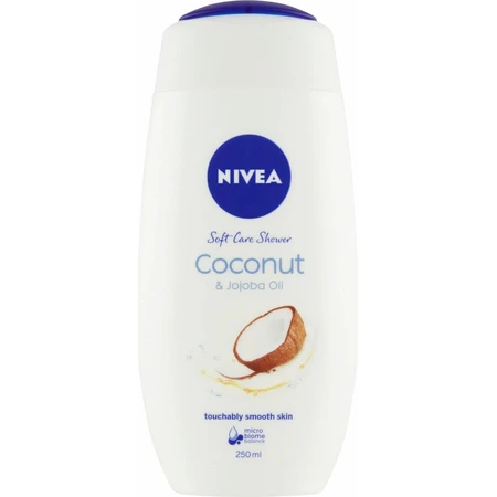 NIVEA Gel de Ducha Coco 250ml 1×250ml 1×250ml, hidrata la piel