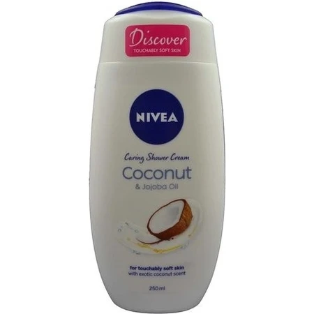 NIVEA Gel de Ducha Coco 250ml 1×250ml 1×250ml, hidrata la piel