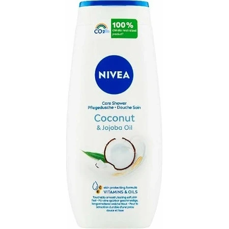 NIVEA Gel de Ducha Coco 250ml 1×250ml 1×250ml, hidrata la piel