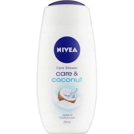 NIVEA Gel de Ducha Coco 250ml 1×250ml 1×250ml, hidrata la piel