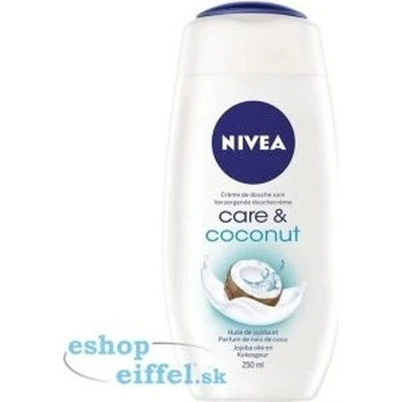NIVEA Gel de Ducha Coco 250ml 1×250ml 1×250ml, hidrata la piel