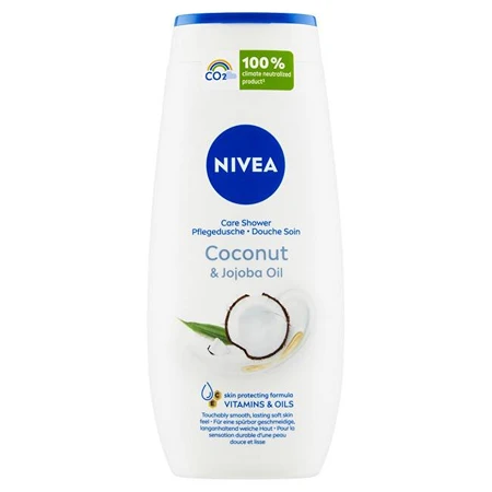 NIVEA Gel de Ducha Coco 250ml 1×250ml 1×250ml, hidrata la piel