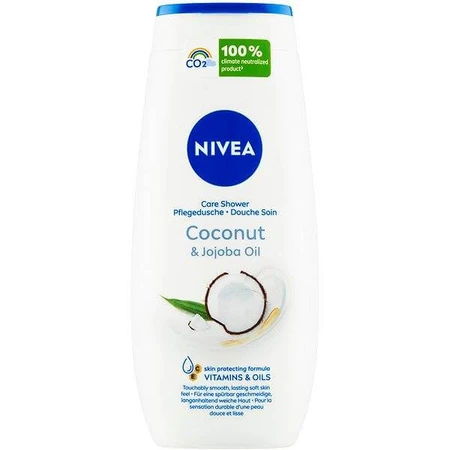 NIVEA Gel de Ducha Coco 250ml 1×250ml 1×250ml, hidrata la piel