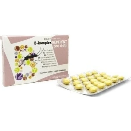 ROSEN PHARMA B-KOMPLEX B-KOMPLEX REPELLENT 1×25 tbl, répulsif en comprimés