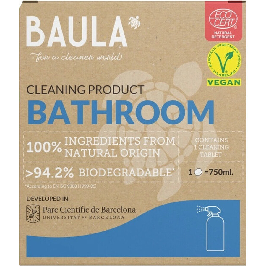 Baula ecological bathroom detergent in tablets 1×1 tablet / 5 g, detergent