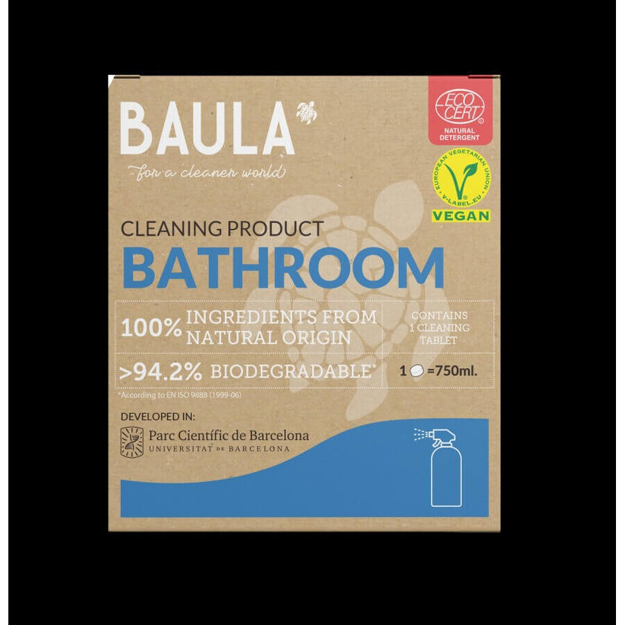 Baula ecological bathroom detergent in tablets 1×1 tablet / 5 g, detergent
