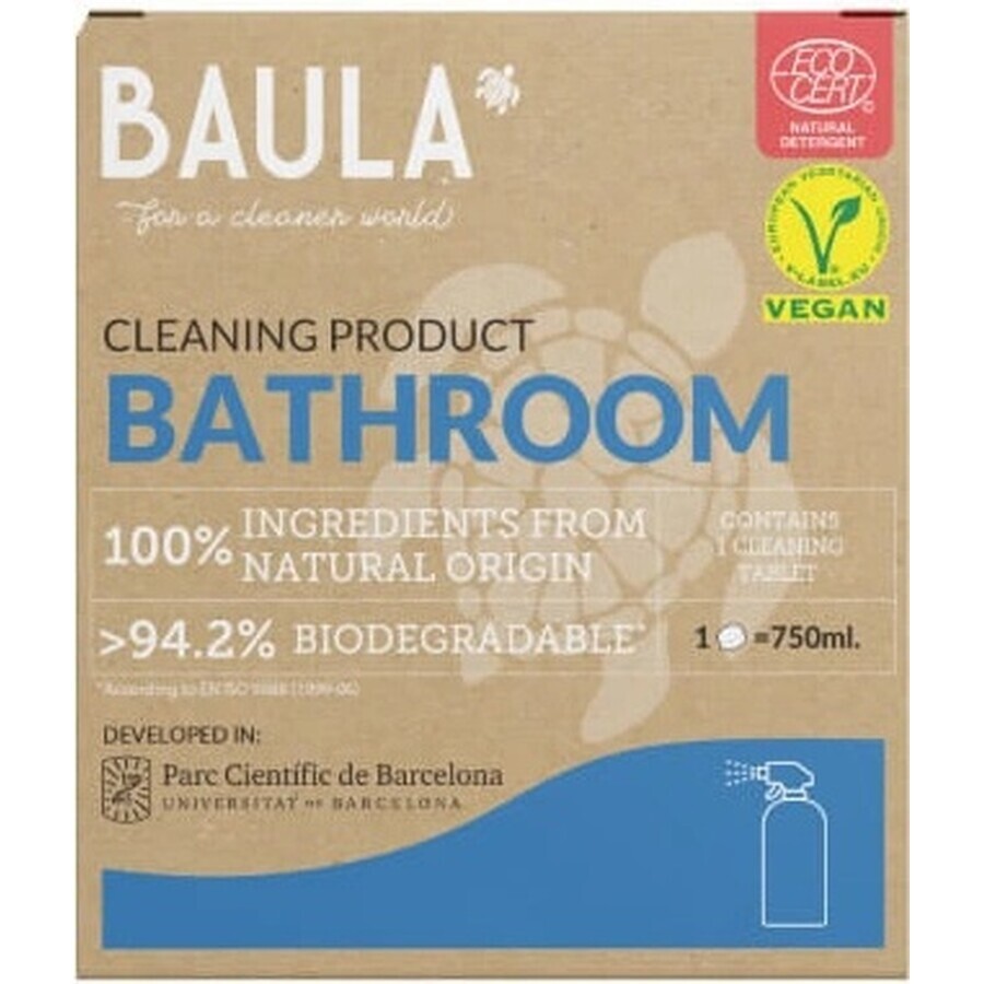 Baula ecological bathroom detergent in tablets 1×1 tablet / 5 g, detergent
