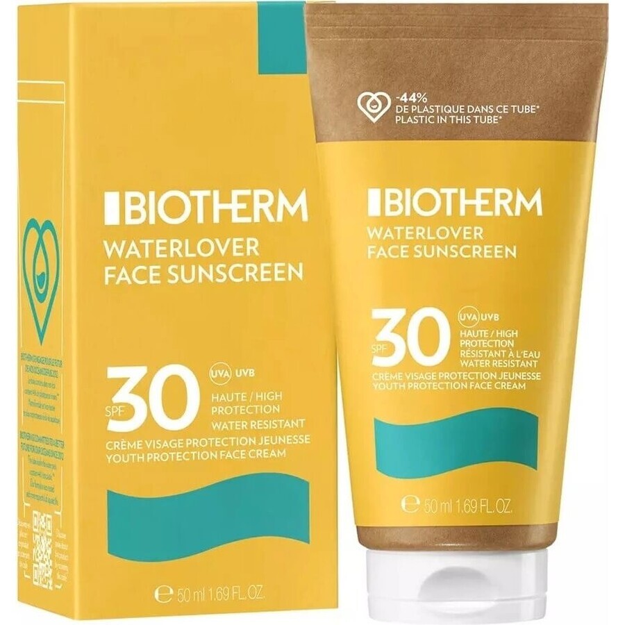 Comprar Biotherm Protector solar SPF 30 Waterlover 1×50 ml, protección solar Biotherm Protector solar SPF 30 Waterlover 1×50 ml, protección solar