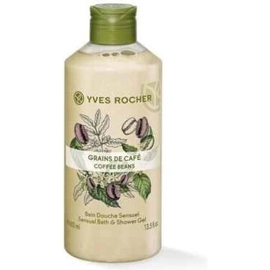 Yves Rocher Gel doccia ai chicchi di caffè 1×400 ml, gel doccia