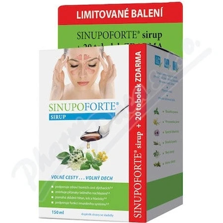 SINUPO FORTE Limited pack 1×1 set, syrup and capsules