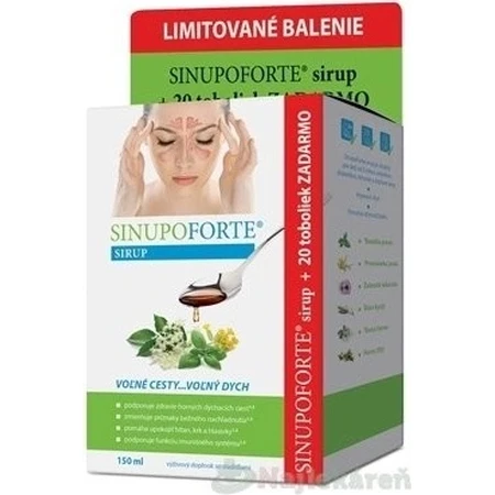 SINUPO FORTE Limited pack 1×1 set, syrup and capsules