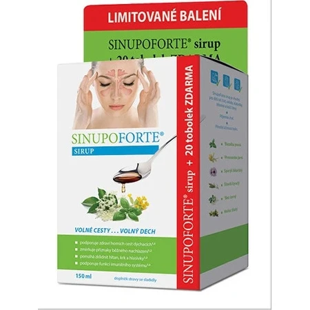 SINUPO FORTE Limited pack 1×1 set, syrup and capsules