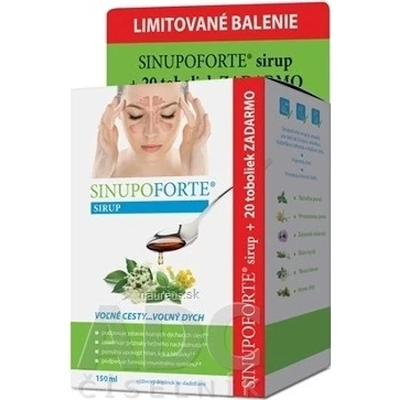 SINUPO FORTE Limited pack 1×1 set, syrup and capsules