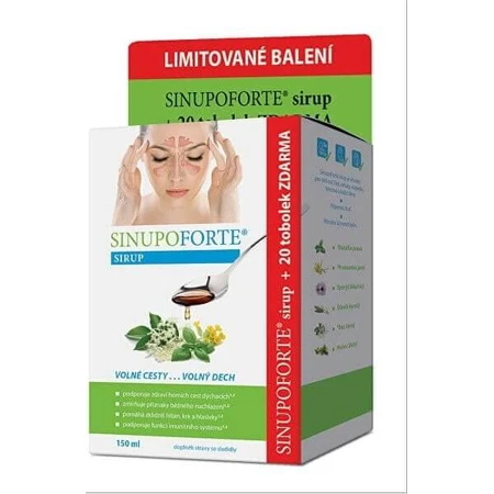 SINUPO FORTE Limited pack 1×1 set, syrup and capsules