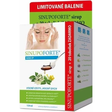 SINUPO FORTE Limited pack 1×1 set, syrup and capsules