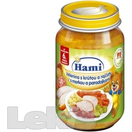 HAMI JED.ZED.ZED.ZEL.+MORN.+RAJC. 1×200 g, aperitivo de carne y verdura