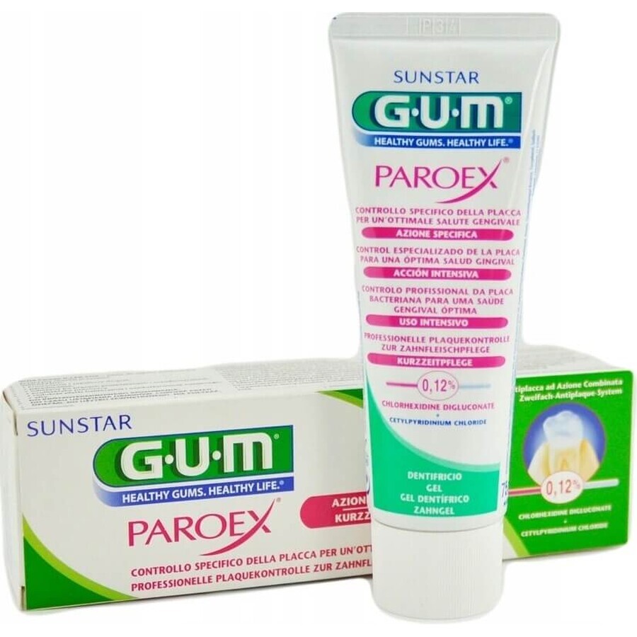 GUM PAROEX (CHX 0,12%) 1×75 ml, gel