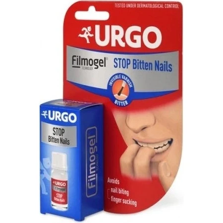 URGO FILMOGEL STOP NAIL BITING 1×9 ml, vernis amer contre le rongement des ongles