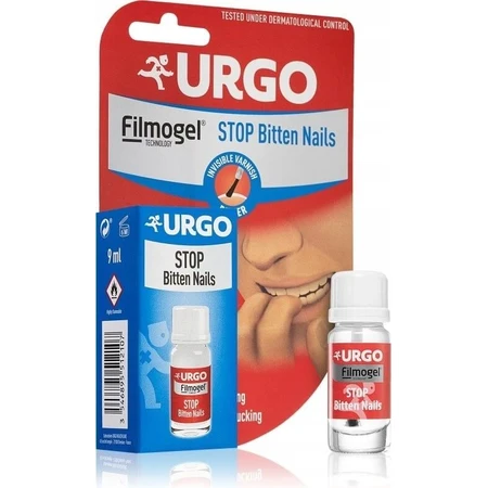 URGO FILMOGEL STOP NAIL BITING 1×9 ml, vernis amer contre le rongement des ongles
