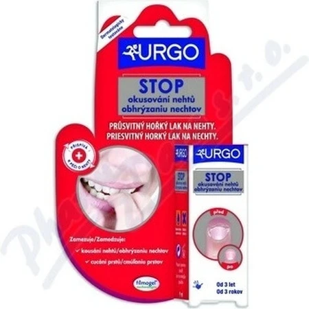 URGO FILMOGEL STOP NAIL BITING 1×9 ml, vernis amer contre le rongement des ongles