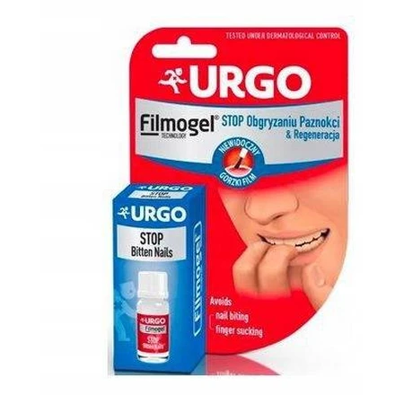 URGO FILMOGEL STOP NAIL BITING 1×9 ml, vernis amer contre le rongement des ongles