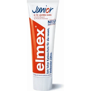 ELMEX JUNIOR PASTA DENTAL 1×75 ml, pasta dental para niños